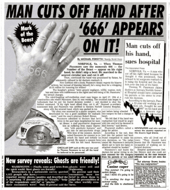 Patient Cut His Own Hand